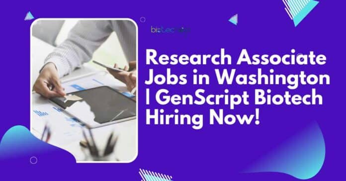 Research Associate Jobs in Washington