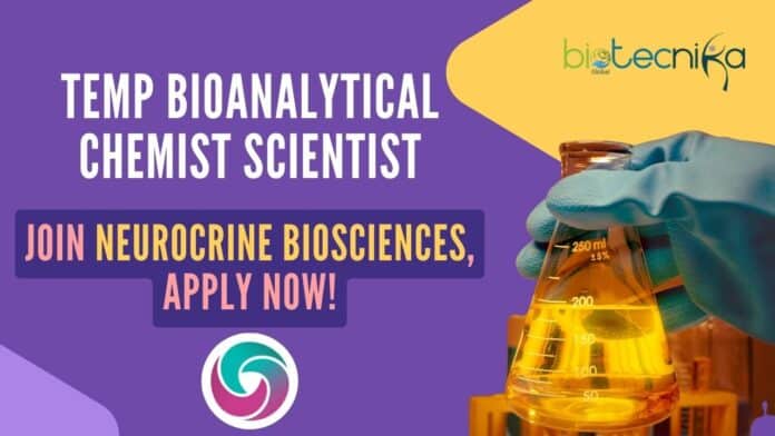 TEMP Bioanalytical Chemist Scientist