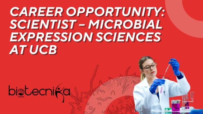 UCB Microbiology Scientist Job Opening, Apply Online