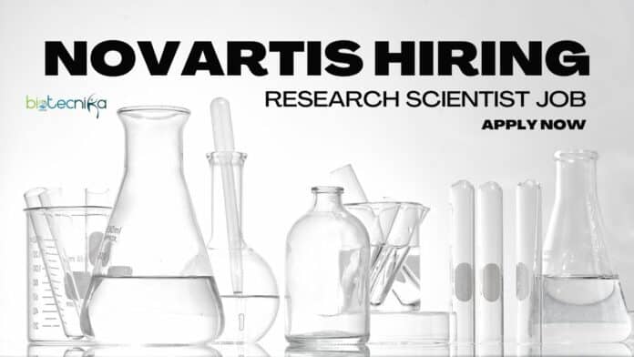 Novartis Research Scientist Job - Apply Now!