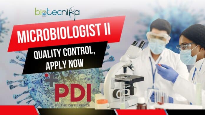 Microbiologist Job at PDI, BSc Biology & Microbiology Apply Now 
