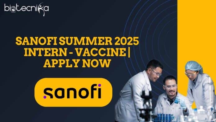 Sanofi Summer 2025 Intern