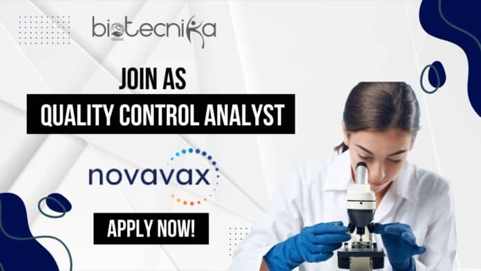 Quality Control Analyst Position at Novavax, Apply Online