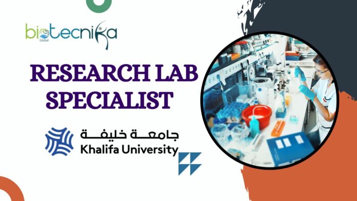Research Lab Specialist Job at Khalifa University – Apply Now