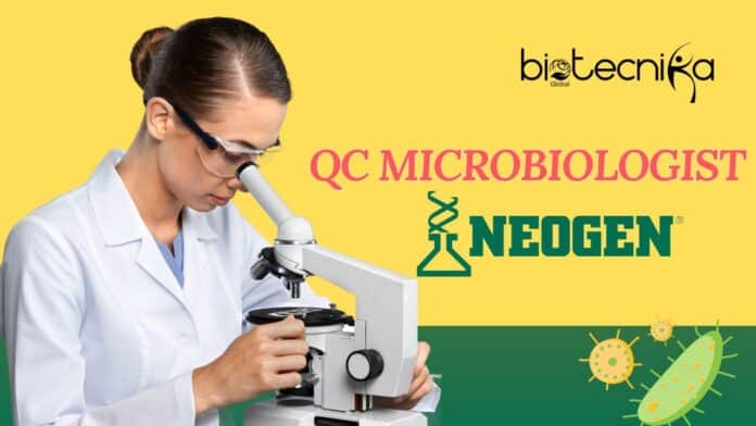 QC Microbiologist Job at Neogen Corporation: Apply now!