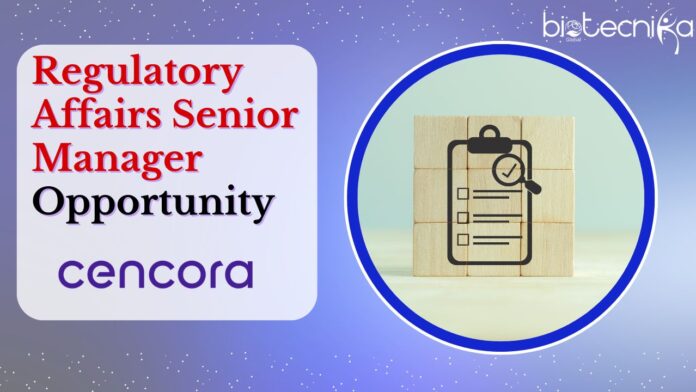 Regulatory Affairs Senior Manager Opportunity