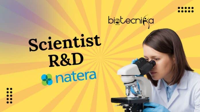 Scientist R&D Job at Natera – Molecular Biology & Oncology Research