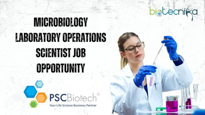 Microbiology Laboratory Operations Scientist Job Opportunity