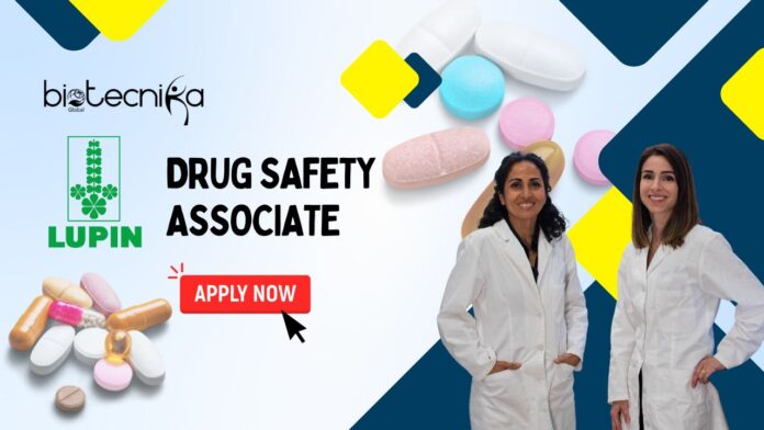 Lupin Hiring: Drug Safety Associate Job in Somerset, NJ- Apply Now 