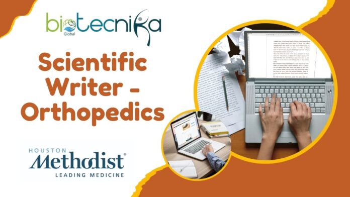 Scientific Writer at Houston Methodist - Apply Now!