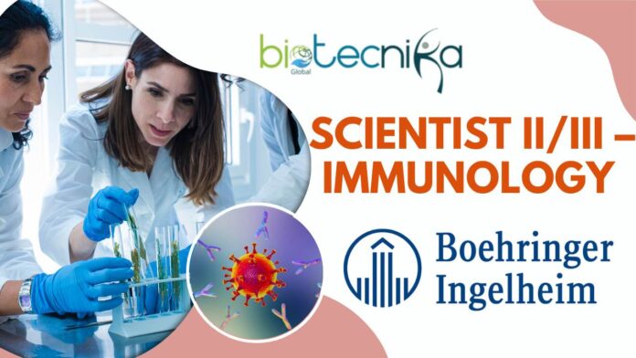 Scientist II/III – Immunology Job | Boehringer Ingelheim – Ridgefield, CT