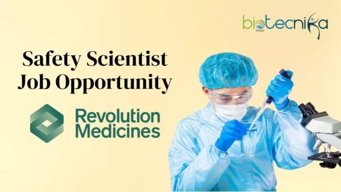 Safety Scientist Job Opportunity