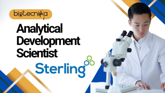 Analytical Development Scientist Job Position at Sterling Pharma. Apply Now in Deeside