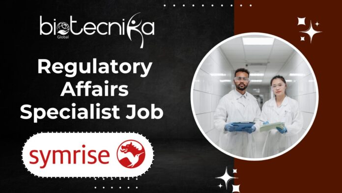 Regulatory Affairs Specialist Job