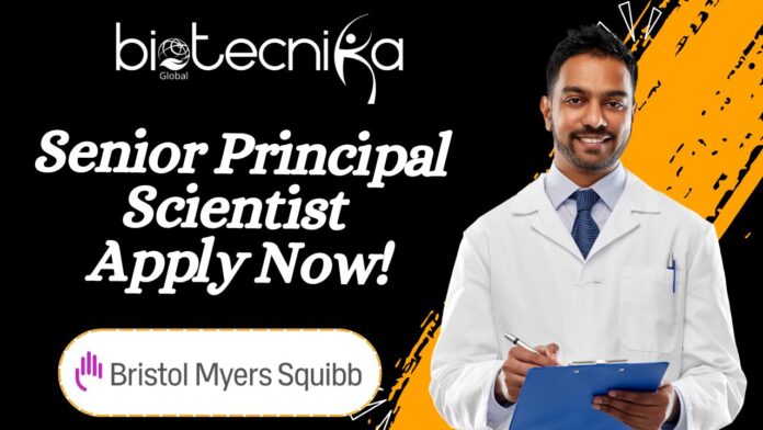 Senior Principal Scientist at Bristol Myers Squibb
