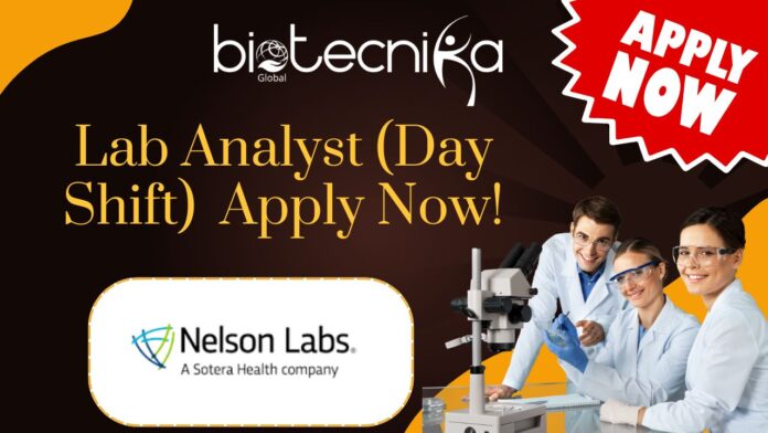 Lab Analyst (Day Shift) at Nelson Labs