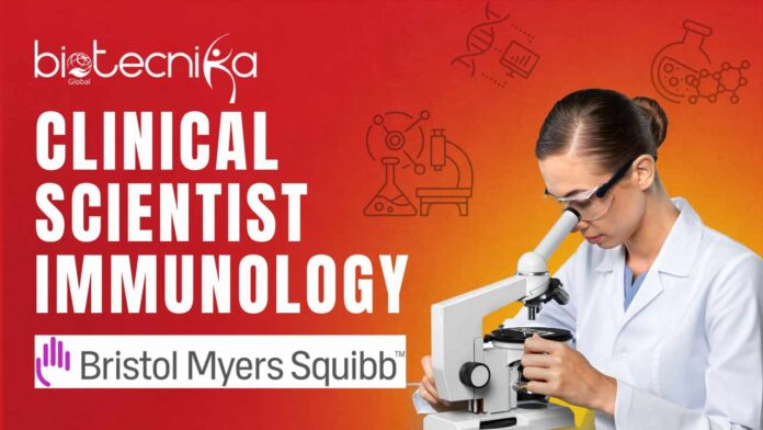 Clinical Scientist Immunology at Bristol Myers Squibb - Apply Now!