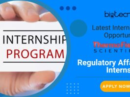 Latest Internship Opportunity: Regulatory Affairs Internship at Thermo Fisher Scientific- Apply Now 