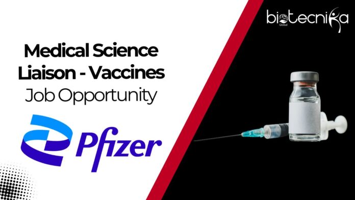 Medical Science Liaison - Vaccines Job Opportunity