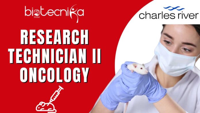 Research Technician II Oncology Charles River Apply Today!
