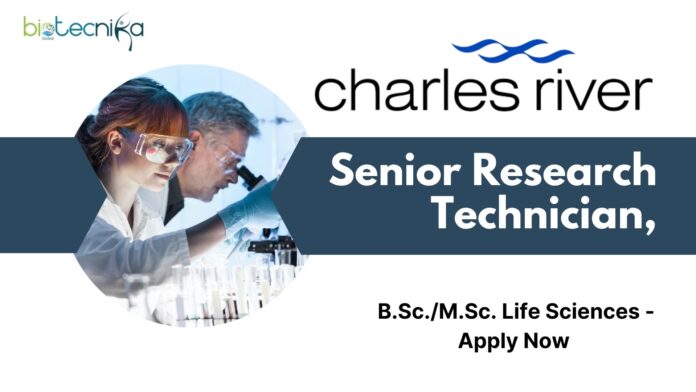 _- Senior Research Technician, B.Sc.M.Sc. Life Sciences - Apply Now
