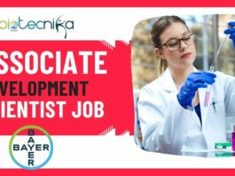 Associate Development Scientist Job at Bayer - Apply Now!