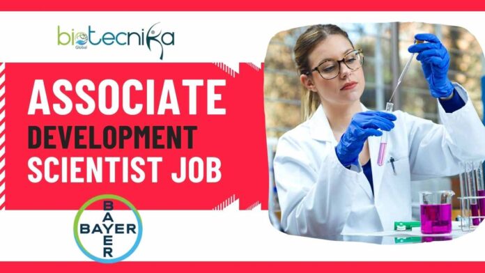 Associate Development Scientist Job at Bayer - Apply Now!