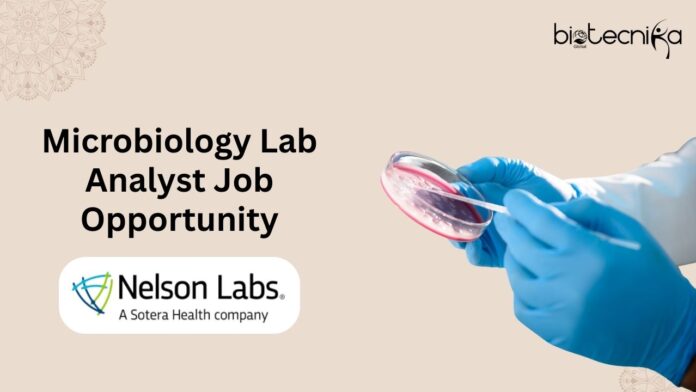 Microbiology Lab Analyst Job Opportunity