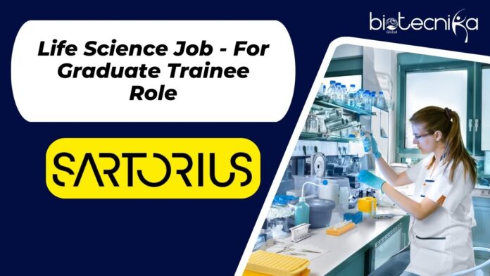 Life Science Job - For Graduate Trainee Role