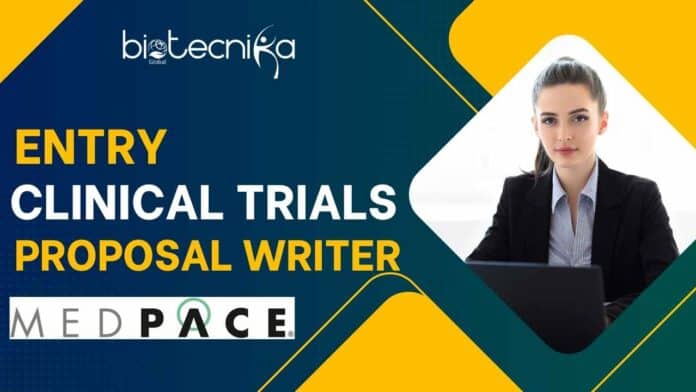 Entry Clinical Trials Proposal Writer Job at Medpace - Apply Now!