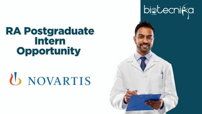 RA Postgraduate Intern Opportunity