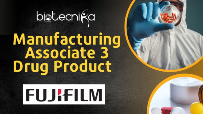 Manufacturing Associate 3 Drug Product