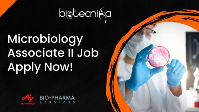 Microbiology Associate II Job