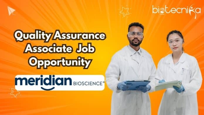 Quality Assurance Associate Job Opportunity