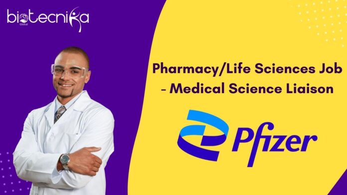 Pharmacy/Life Sciences Job - Medical Science Liaison