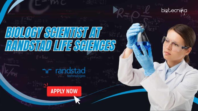 Biology Scientist at Randstad Life Sciences, Apply Now