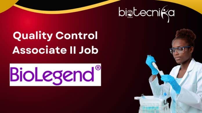 Quality Control Associate II Job