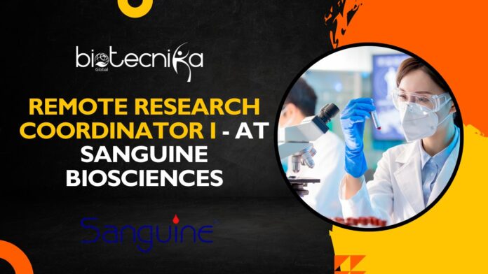 Remote Research Coordinator I - at Sanguine Biosciences