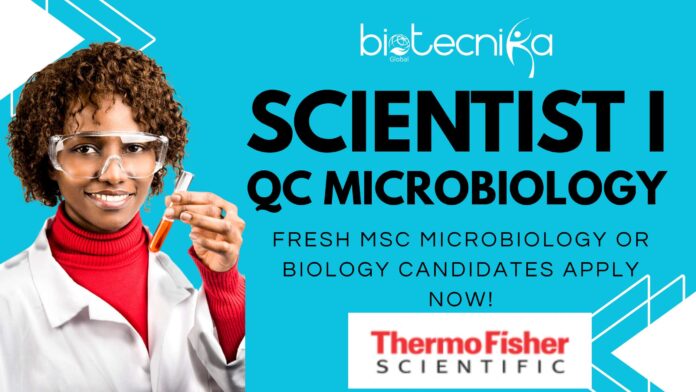 Scientist I QC Microbiology Job Thermo Fisher Careers - Apply Now!