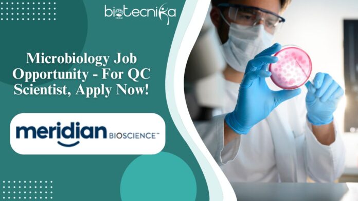 Microbiology Job Opportunity - For QC Scientist, Apply Now!