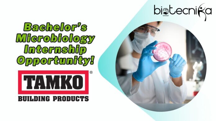 Bachelor’s Microbiology Internship Opportunity!
