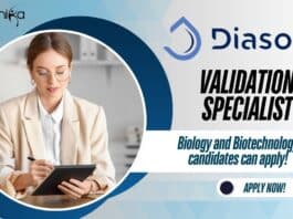 Validation Specialist - Diasorin, Biology and Biotechnology candidates can apply!