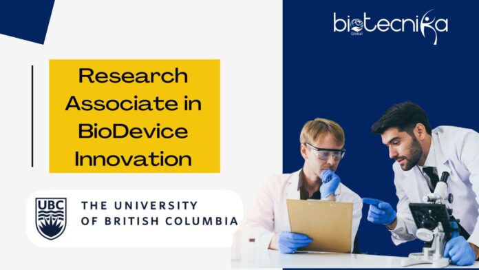 Research Associate in BioDevice Innovation