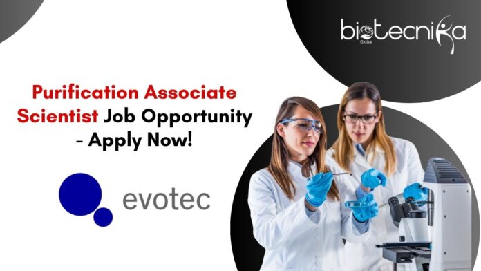 Purification Associate Scientist Job Opportunity - Apply Now!