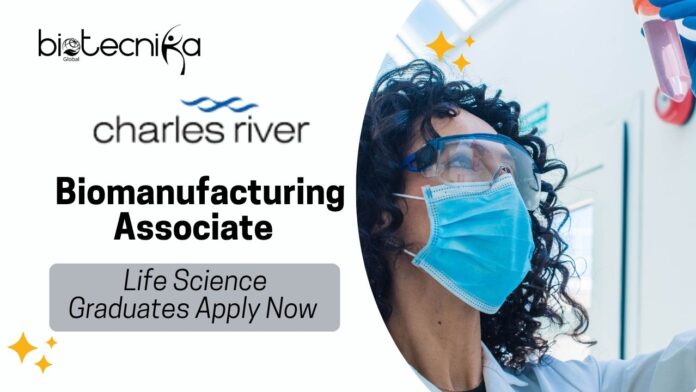Biomanufacturing Associate Job at Charles River Microbial Solutions | Life Science Graduates Apply Now
