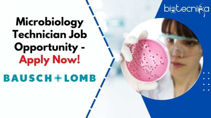 Microbiology Technician Job Opportunity - Apply Now!