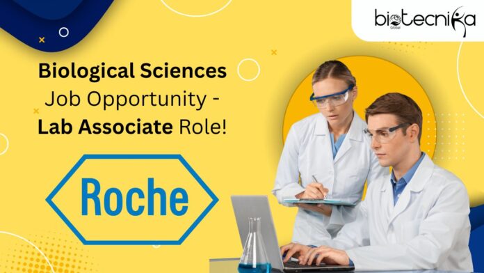 Biological Sciences Job Opportunity - Lab Associate Role!