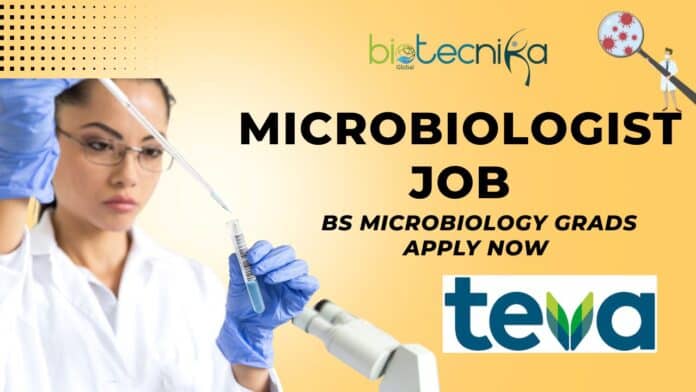 Microbiologist II Job at Teva Pharmaceuticals – Apply Now