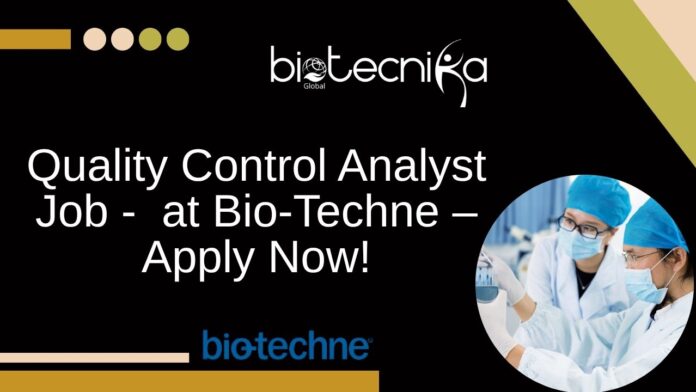 Quality Control Analyst Job