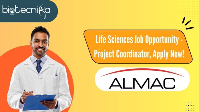 Life Sciences Job Opportunity - Project Coordinator, Apply Now!